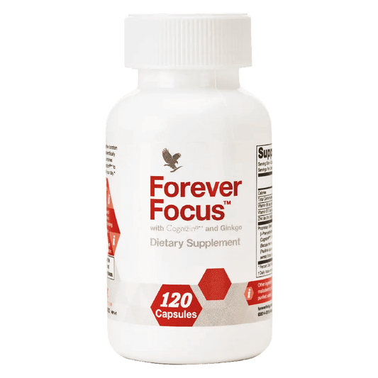 Advanced brain support Forever Focus for enhanced mental clarity, alertness, and productivity.
