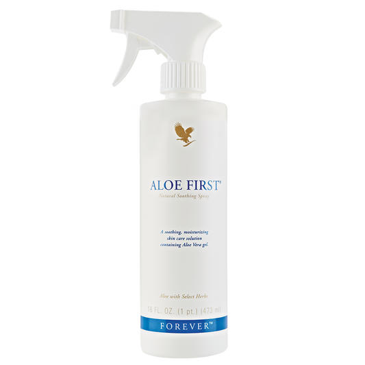 Aloe vera spray for skin healing and hydration
