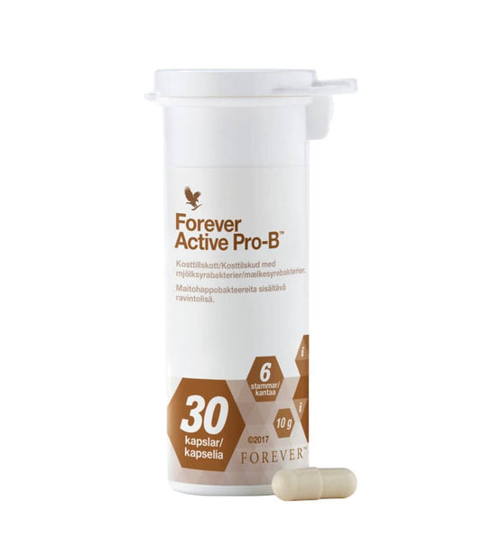 Advanced digestive health support – Forever Active Pro-B for balanced gut flora, improved digestion, and overall wellness.