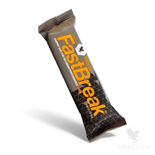 Healthy protein snack – Forever FastBreak bar for weight control, muscle energy, and on-the-go nutrition.