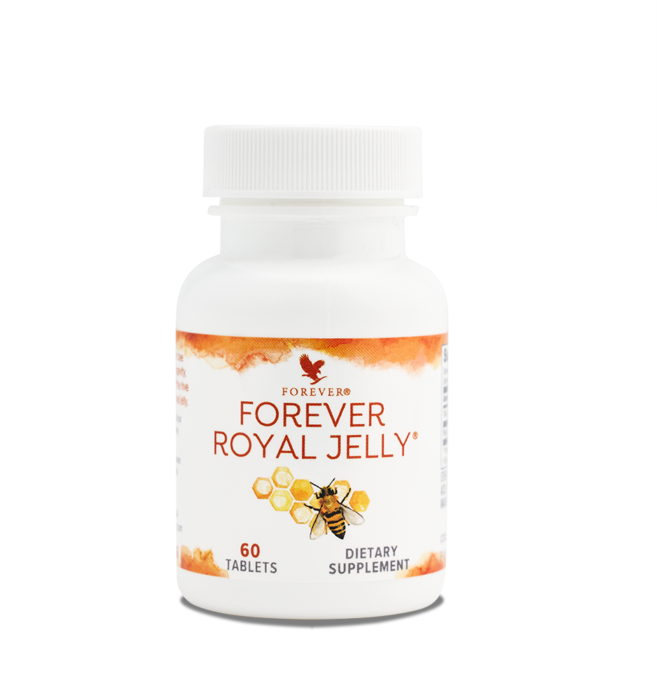 Forever Royal Jelly pure bee product with vitamins and nutrients to boost energy, support immunity, and promote overall health.