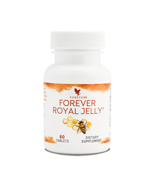 Forever Royal Jelly pure bee product with vitamins and nutrients to boost energy, support immunity, and promote overall health.