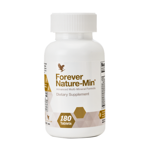 Premium mineral support – Forever Nature-Min for balanced nutrition, strong bones, and overall vitality.