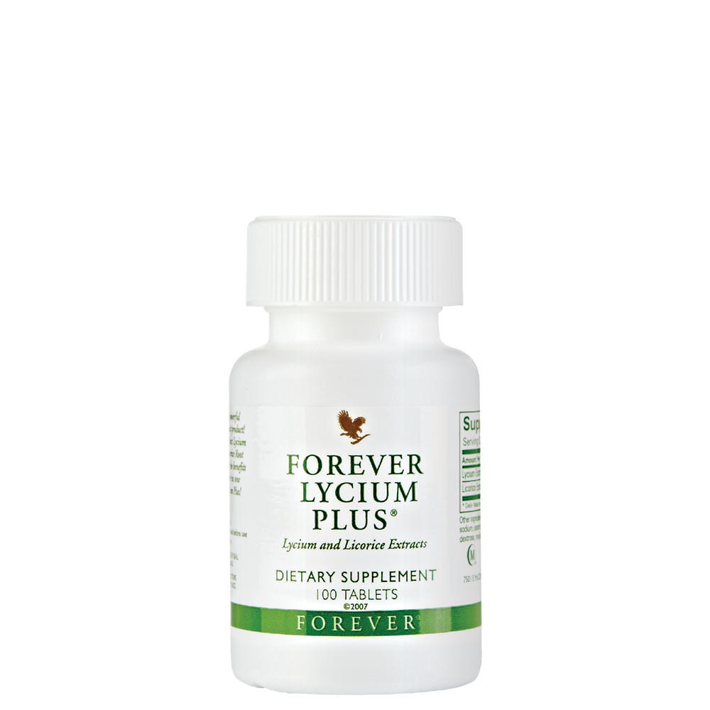 Premium antioxidant supplement – Forever Lycium Plus for vision support, youthful skin, and body wellness.